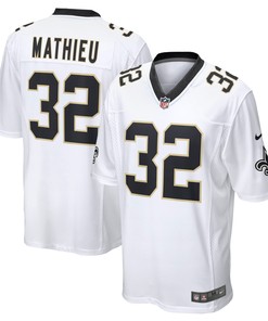 Tyrann Mathieu New Orleans Saints Game Jersey - White Nfl