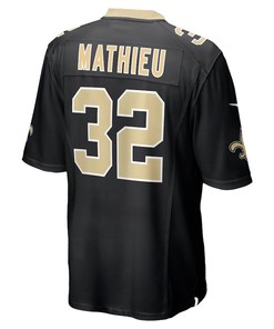 Tyrann Mathieu New Orleans Saints Player Game Jersey - Black