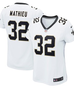 Tyrann Mathieu New Orleans Saints Womens Game Jersey - White Nfl