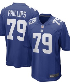 Tyre Phillips New York Giants Game Player Jersey - Royal