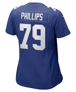 Tyre Phillips New York Giants Women's Game Player Jersey - Royal