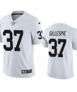 Tyree Gillespie 37 Las Vegas Raiders White Vapor Limited Jersey