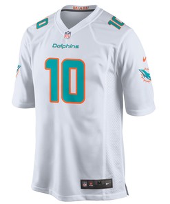 Tyreek Hill 10 Miami Dolphins Game Men Jersey - White Jersey