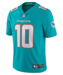 Tyreek Hill 10 Miami Dolphins Team Vapor Limited Jersey - Aqua