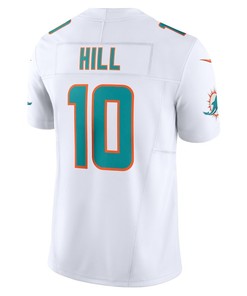 Tyreek Hill 10 Miami Dolphins Vapor F.U.S.E. Limited Jersey - White