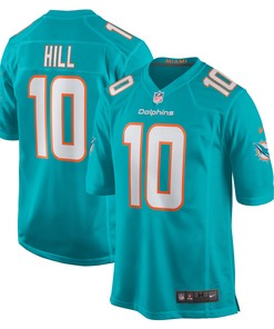 Tyreek Hill Miami Dolphins Game Jersey Aqua Nfl