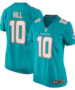 Tyreek Hill Miami Dolphins Womens Game Jersey - Aqua Nfl