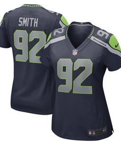 Tyreke Smith Seattle Seahawks Women's Game Player Jersey - College Navy
