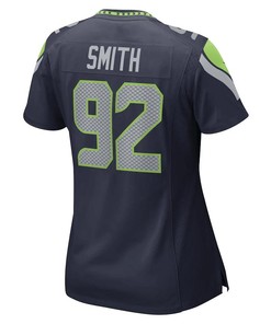 Tyreke Smith Seattle Seahawks Women's Game Player Jersey - College Navy