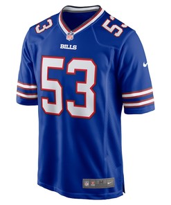 Tyrel Dodson 53 Buffalo Bills Game Player Jersey - Royal