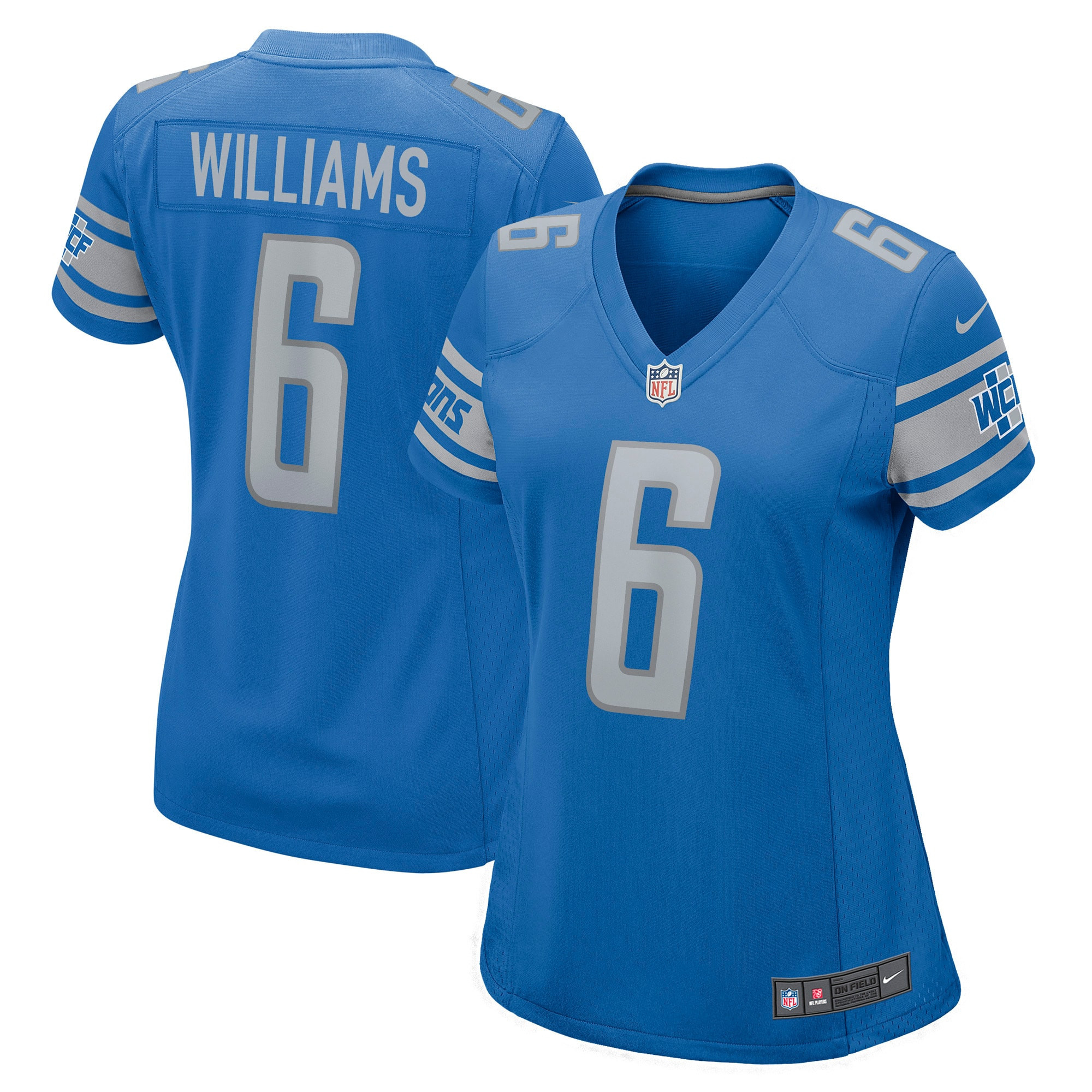 Tyrell Williams Detroit Lions Womens Game Jersey - Blue Nfl