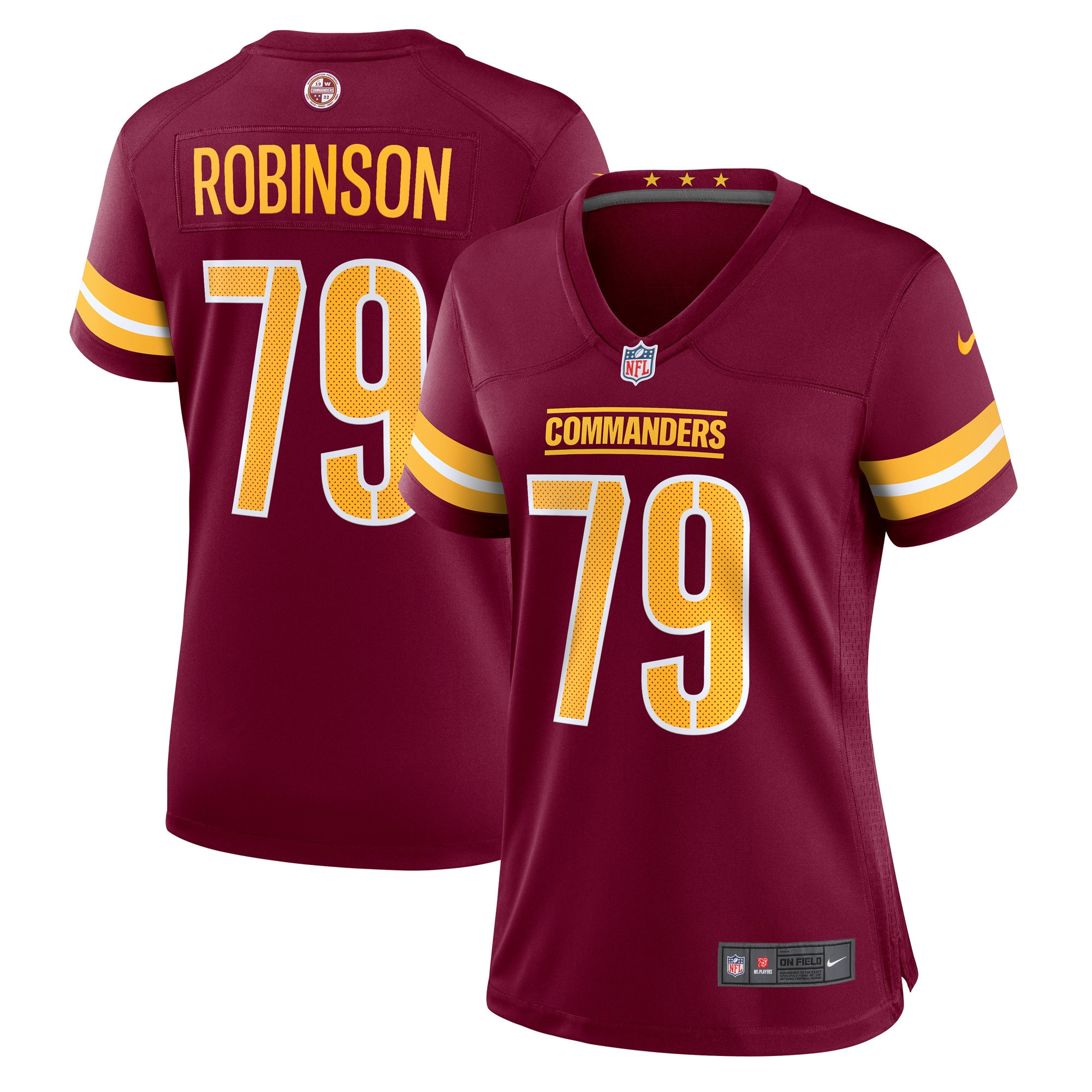 Tyrese Robinson Washington Commanders Womens Player Game Jersey - Burgundy Nfl