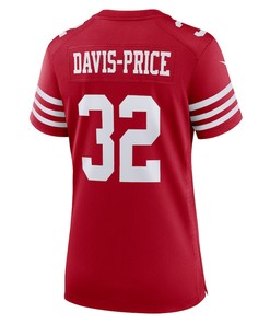 Tyrion Davis-Price San Francisco 49ers Women's Game Player Jersey - Scarlet