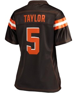 Tyrod Taylor Cleveland Browns Nfl Pro Line Womens Team Color Player Jersey - Brown