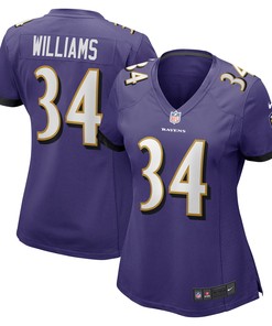 Tyson Williams Baltimore Ravens Womens Game Jersey - Purple Nfl
