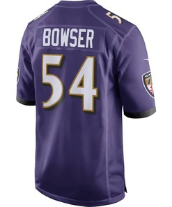 Tyus Bowser Baltimore Ravens Nfl Draft Game Jersey - Purple
