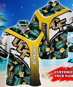 UCF Knights Customized Summer Hawaiian Shirt, With Tropical Pattern for Fans