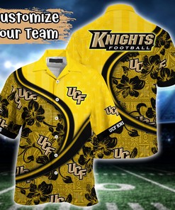 UCF Knights NCAA US Flag Flower Hawaii Shirt For Fans