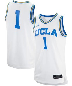 UCLA Bruins 1 Basketball Men Jersey - White