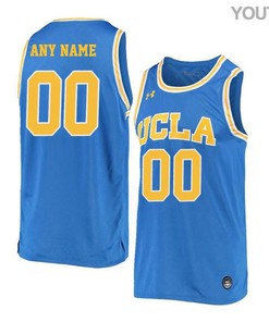 UCLA Bruins Elite Retro Basketball Youth Custom Jersey Blue