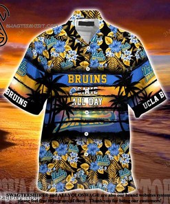 UCLA Bruins Hibiscus Pattern for Sports Fan Summer Beach Hawaiian Shirt