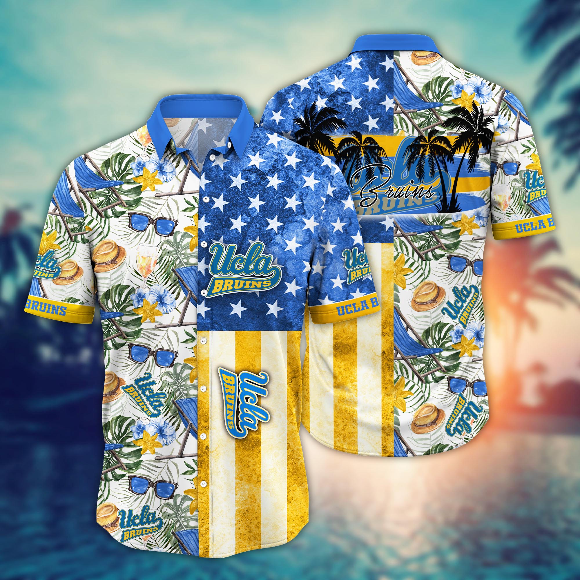 UCLA Bruins NCAA Flower Hawaii Shirt For Fans Style 8