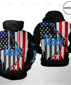 UCLA Bruins NCAA US Flag 3D Hoodie