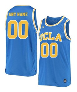 UCLA Bruins Retro Elite Basketball Men Custom Jersey - Blue