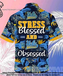 UCLA Bruins Stress Blessed Obsessed Summer Beach Hawaiian Shirt