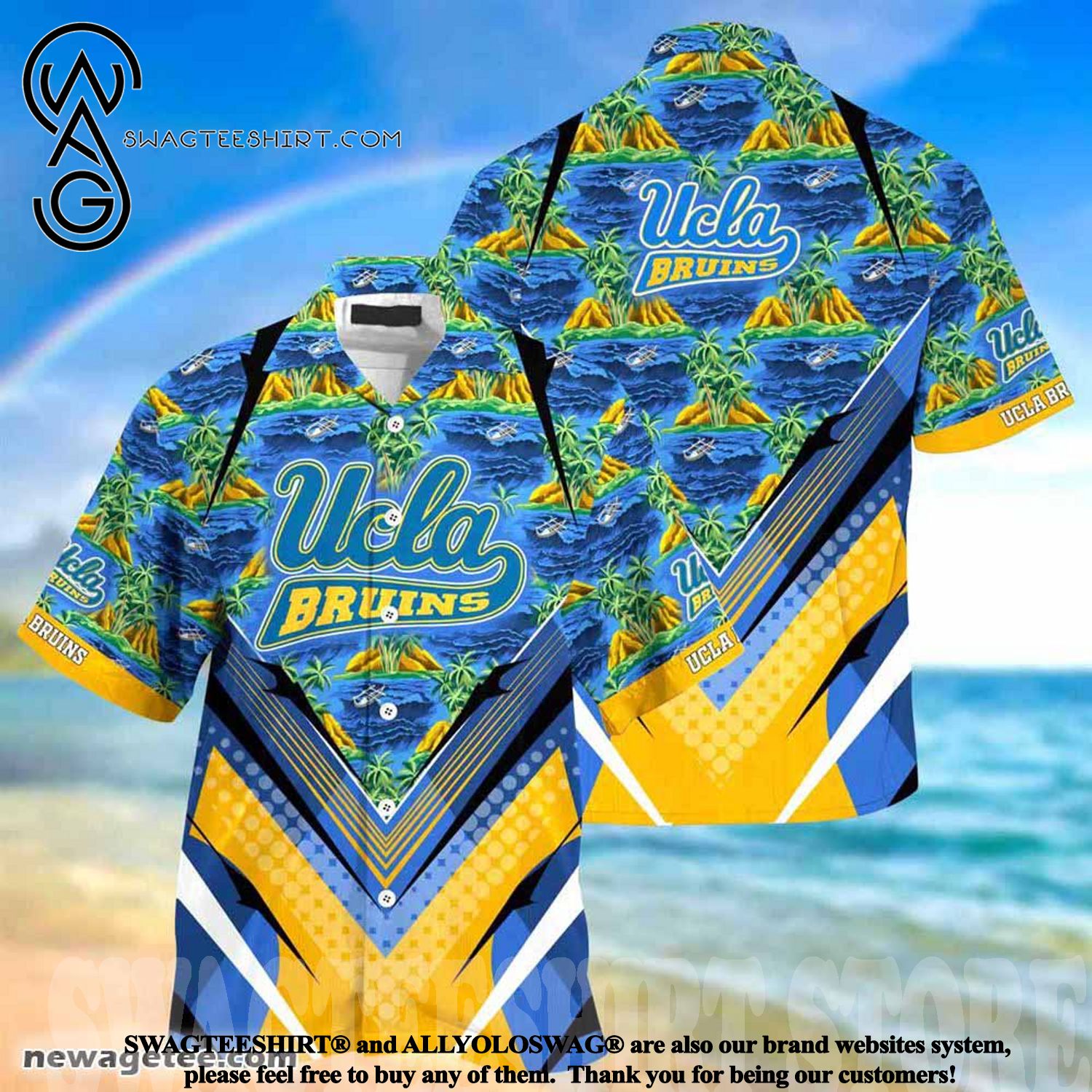 UCLA Bruins for Sports Fans This Season Summer Beach Hawaiian Shirt