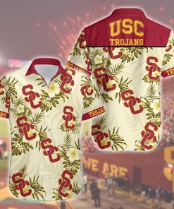 USC Trojans Floral Hawaiian Shirts