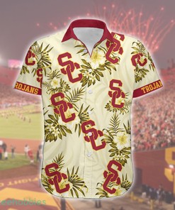 USC Trojans Floral Hawaiian Shirts