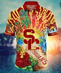 USC Trojans NCAA Flower Hawaii Shirt For Fans Style 1