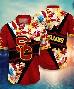 USC Trojans NCAA Flower Hawaii Shirt For Fans Style 13