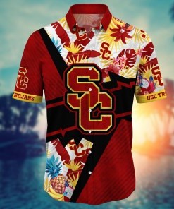 USC Trojans NCAA Flower Hawaii Shirt For Fans Style 13