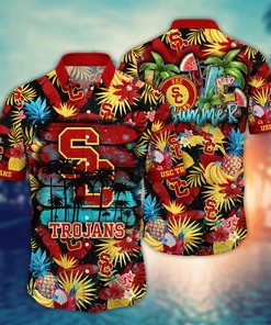 USC Trojans NCAA Flower Hawaii Shirt For Fans Style 14