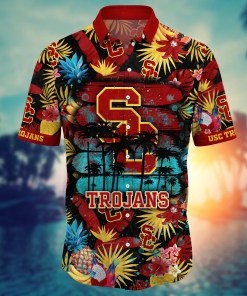 USC Trojans NCAA Flower Hawaii Shirt For Fans Style 14