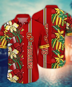USC Trojans NCAA Flower Hawaii Shirt For Fans Style 15