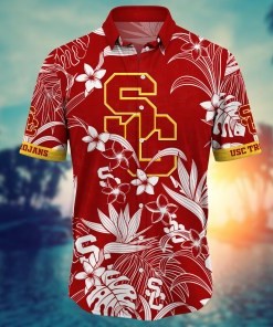 USC Trojans NCAA Flower Hawaii Shirt For Fans Style 16