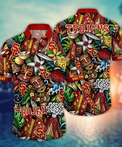 USC Trojans NCAA Flower Hawaii Shirt For Fans Style 17