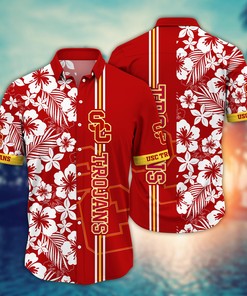 USC Trojans NCAA Flower Hawaii Shirt For Fans Style 19