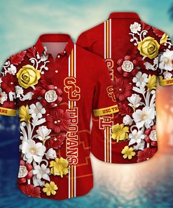 USC Trojans NCAA Flower Hawaii Shirt For Fans Style 25