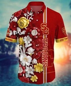 USC Trojans NCAA Flower Hawaii Shirt For Fans Style 25