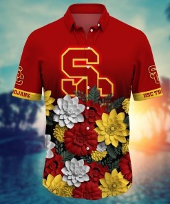 USC Trojans NCAA Flower Hawaii Shirt For Fans Style 27