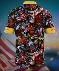 USC Trojans NCAA Flower Hawaii Shirt For Fans Style 4