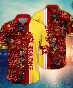 USC Trojans NCAA Flower Hawaii Shirt For Fans Style 5