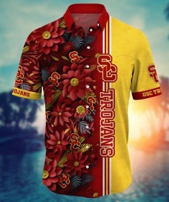 USC Trojans NCAA Flower Hawaii Shirt For Fans Style 5