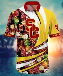 USC Trojans NCAA Flower Hawaii Shirt For Fans Style 6
