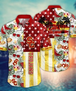 USC Trojans NCAA Flower Hawaii Shirt For Fans Style 7