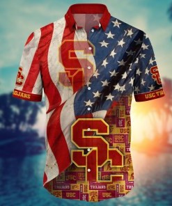 USC Trojans NCAA Flower Hawaii Shirt For Fans Style 9